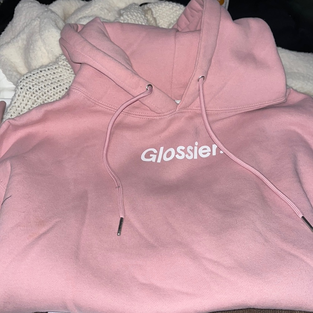Glossier Pink Hoodie